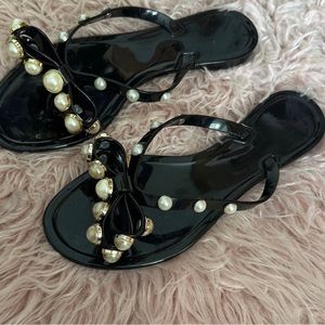 Jelly bow Sandals